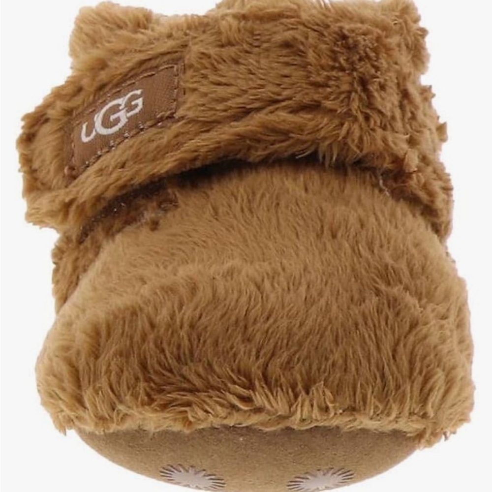 NIB UGG Baby Bixbee Shearling Boot in Chestnut Brown 0-1 Infant - Picture 6 of 9